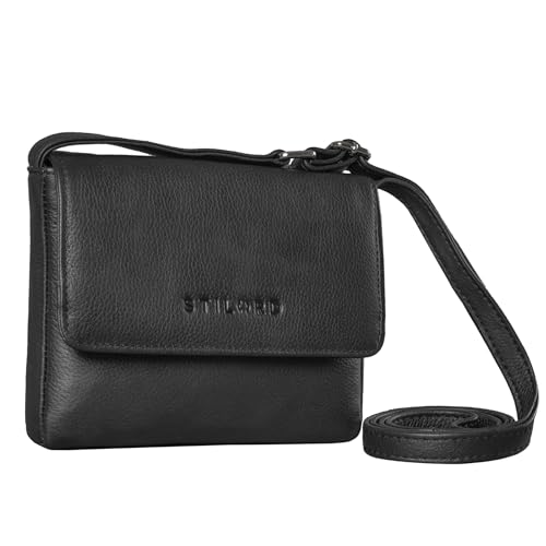 STILORD 'Audrey' Handtasche Damen Leder Klein Elegante Umhängetasche für Frauen Mini Crossbody Bag Schultertasche XS Damentasche zum Ausgehen Shopping Freizeit von STILORD