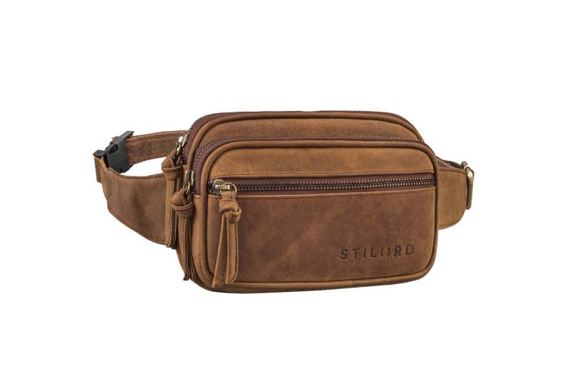 STILORD Bauchtasche "Juno" 2-in-1 Große Crossbody Bag Damen Leder von STILORD