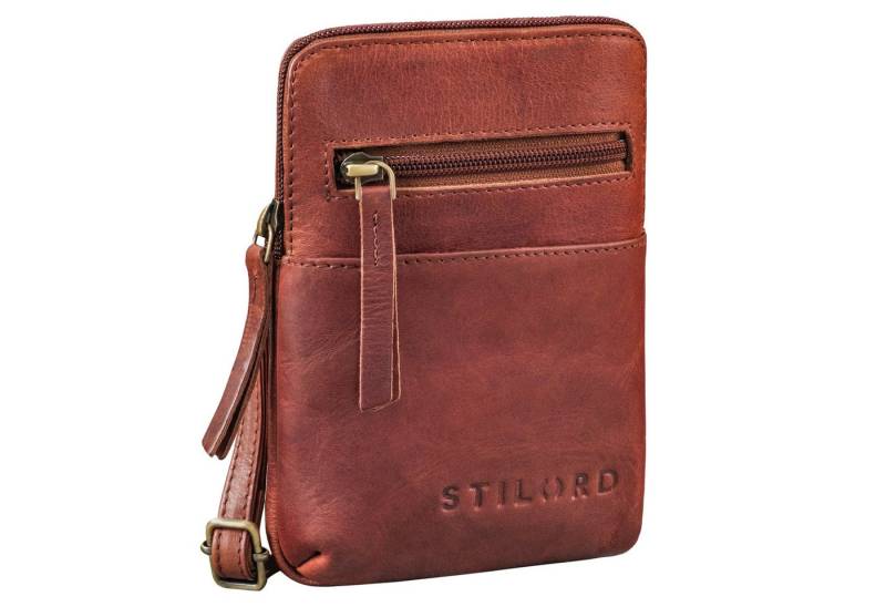 STILORD Brustbeutel "Indie" Brustbeutel Damen Herren Leder klein von STILORD