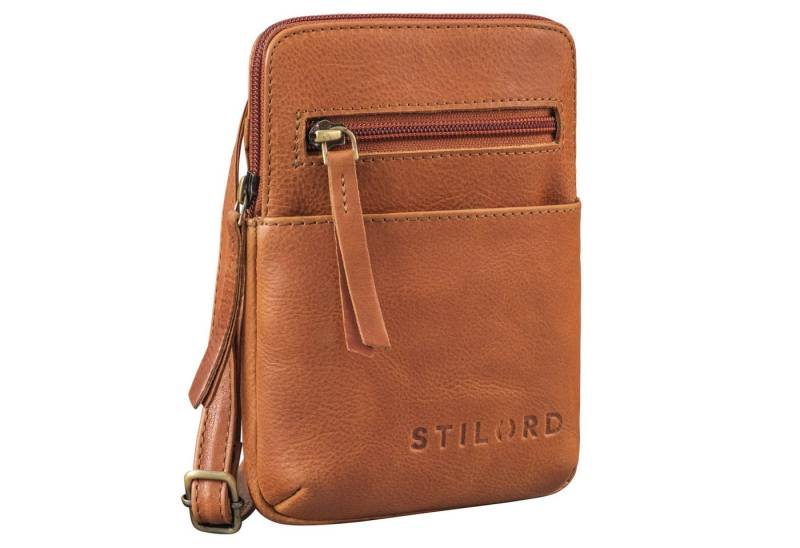 STILORD Brustbeutel "Indie" Brustbeutel Damen Herren Leder klein von STILORD