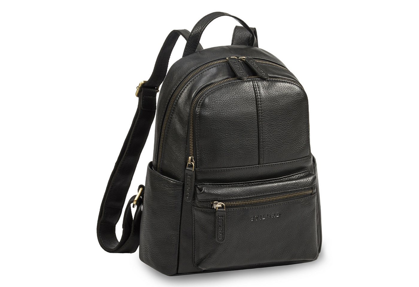 STILORD Cityrucksack "Berry" City Rucksack Damen Leder Klein 13 Zoll von STILORD