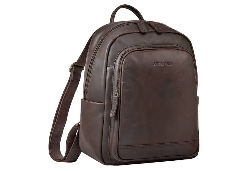 STILORD Cityrucksack "Clarissa" Leder Rucksack Damen Mittelgroß für Tablet 13 Zoll von STILORD