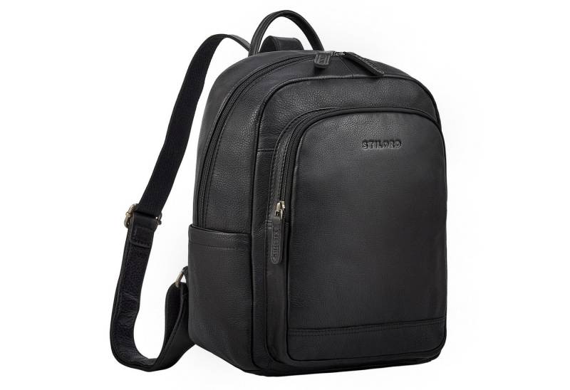 STILORD Cityrucksack "Clarissa" Leder Rucksack Damen Mittelgroß für Tablet 13 Zoll von STILORD