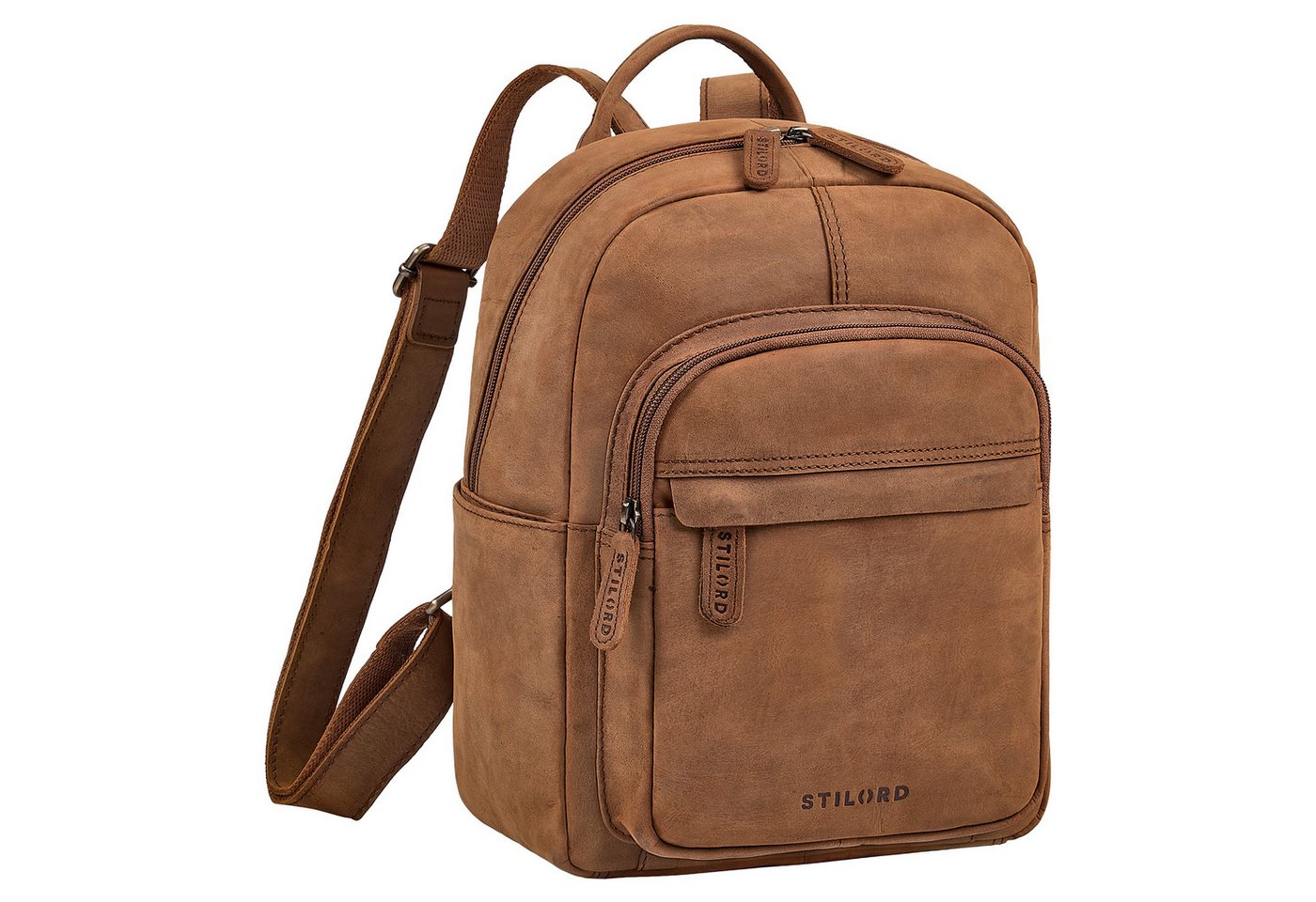 STILORD Cityrucksack "Dolores" Lederrucksack Damen Echtleder Klein von STILORD