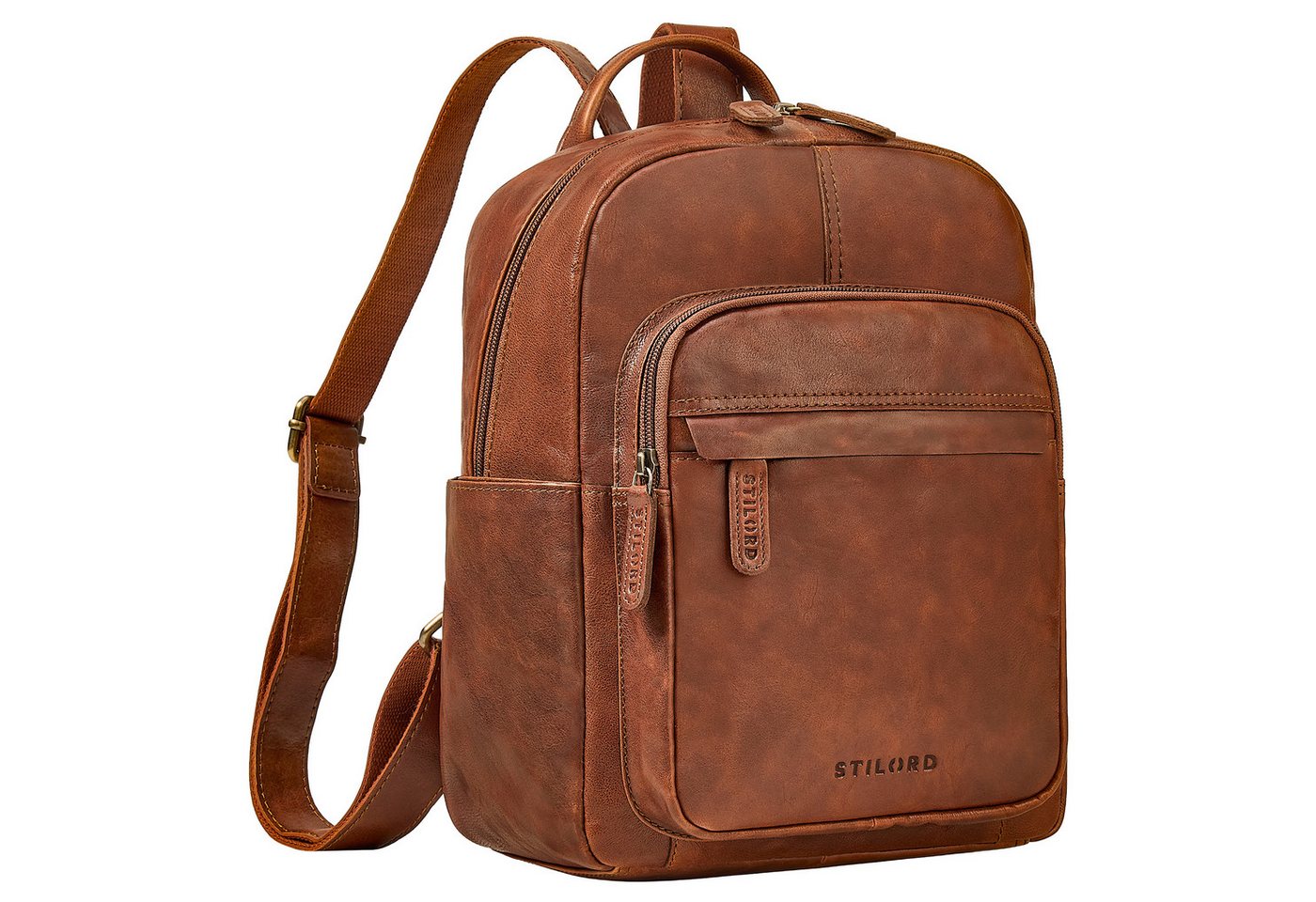 STILORD Cityrucksack "Dolores" Lederrucksack Damen Echtleder Klein von STILORD