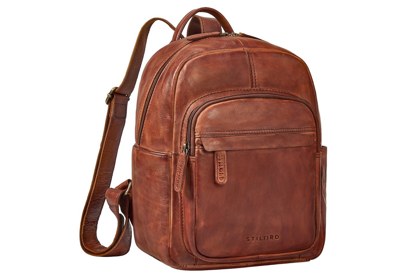 STILORD Cityrucksack "Dolores" Lederrucksack Damen Echtleder Klein von STILORD