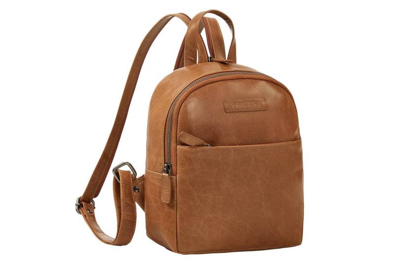 STILORD Cityrucksack "Elonora" Vintage Leder Rucksack Tasche 2 in 1 Damen von STILORD
