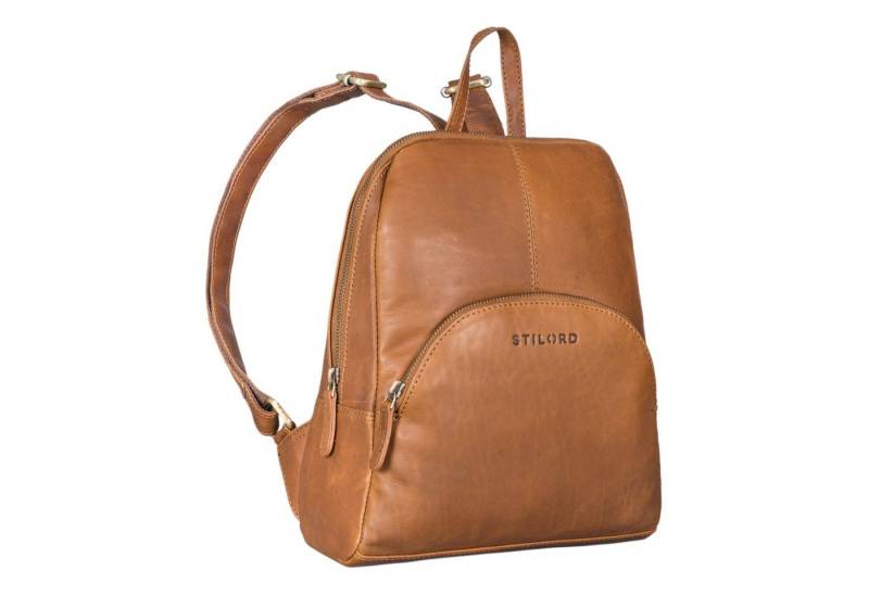STILORD Cityrucksack "Josephine" Lederrucksack Damen Klein Echt-Leder mit vielen Fächern von STILORD