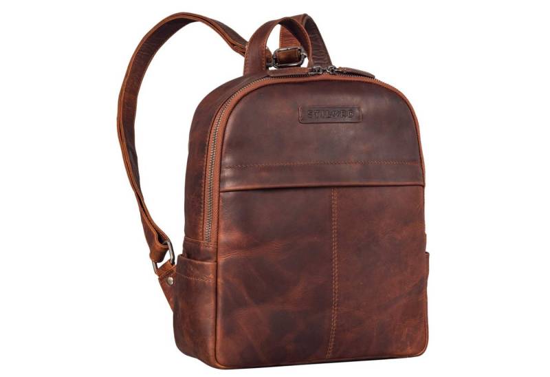 STILORD Cityrucksack "Klara" Raffinierter Rucksack Damen Leder Klein von STILORD