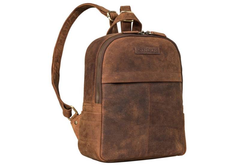 STILORD Cityrucksack "Klara" Raffinierter Rucksack Damen Leder Klein von STILORD
