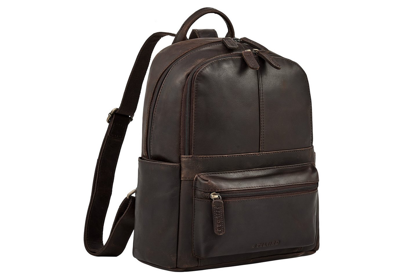 STILORD Cityrucksack "Marcella" Moderner Kleiner Leder Rucksack Damen 13 Zoll von STILORD