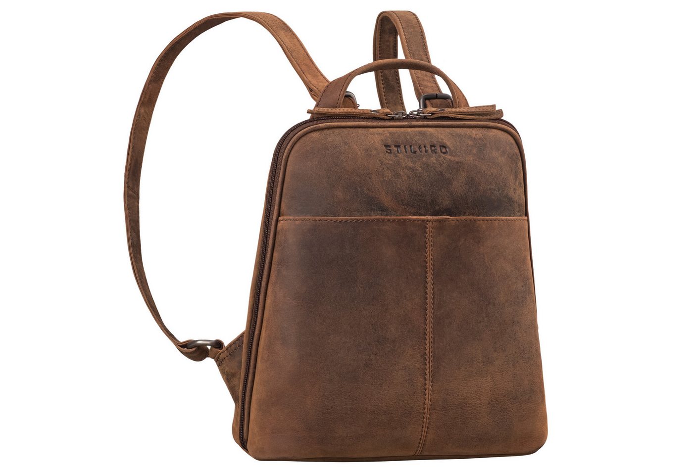 STILORD Cityrucksack "Nayla" Kleiner Lederrucksack Damen Echtleder Daypack Frauen Rucksack von STILORD