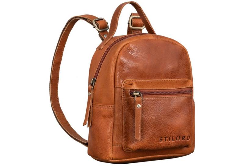 STILORD Cityrucksack "Tiny" Mini Rucksack Damen Leder von STILORD