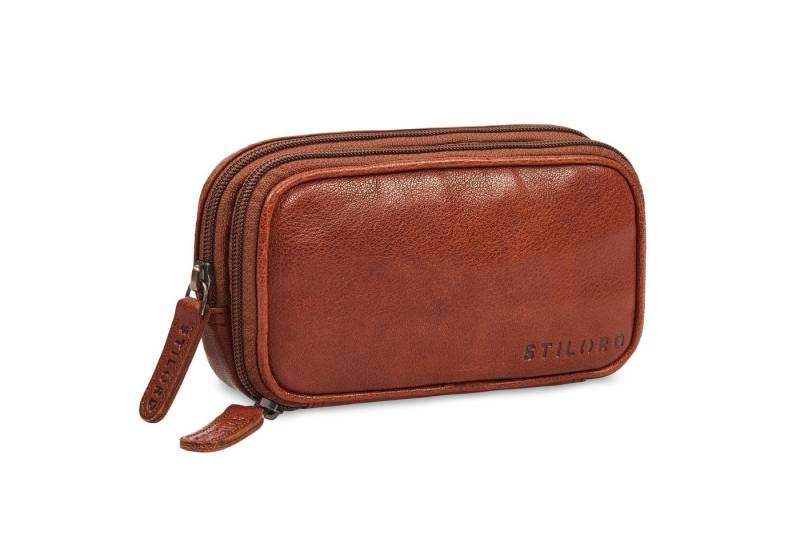 STILORD Etui "Fiore" Leder Federmappe Vintage von STILORD