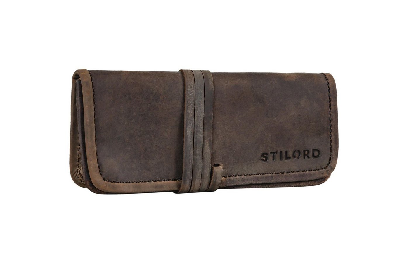 STILORD Etui Lenny" Federmäppchen Leder Vintage" von STILORD