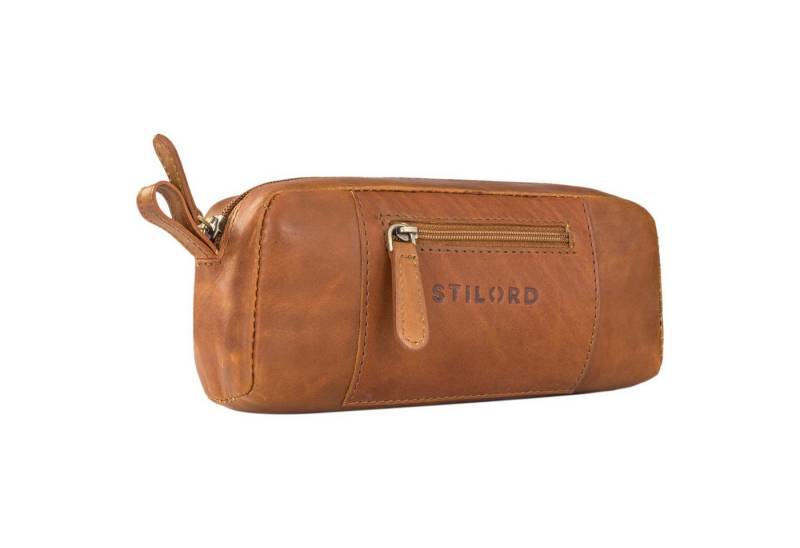 STILORD Etui "Ted" Vintage Federpenal Etui Leder klein Unisex von STILORD
