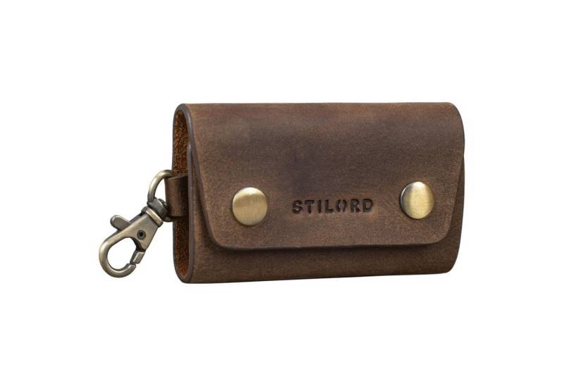 STILORD Geldbörse "Atticus" Echtleder Schlüsselmappe mit Karabiner von STILORD