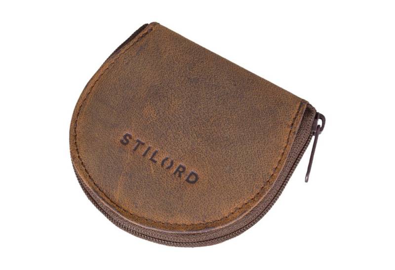 STILORD Geldbörse "Benji" Mini Geldbörse aus Leder Wiener Schachtel von STILORD