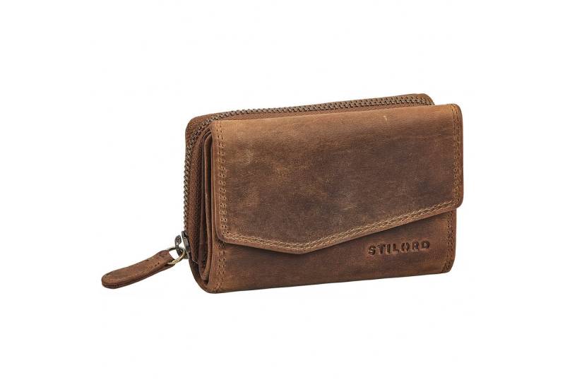 STILORD Geldbörse "Carina" Stylishes Portemonnaie Damen Leder Mittel-Groß RFID Schutz von STILORD