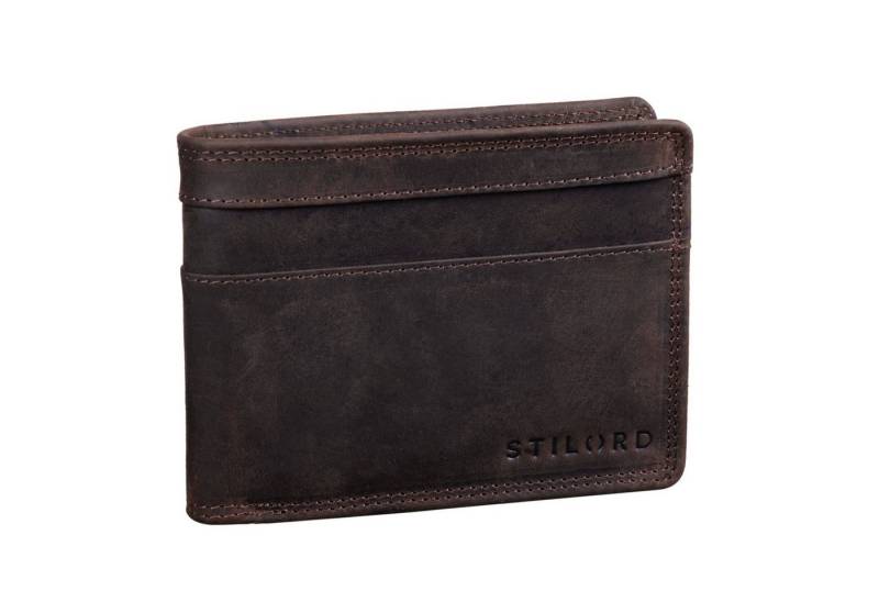 STILORD Geldbörse "Cooper" RFID Leder Brieftasche Herren in Schwarzer Geschenkbox von STILORD