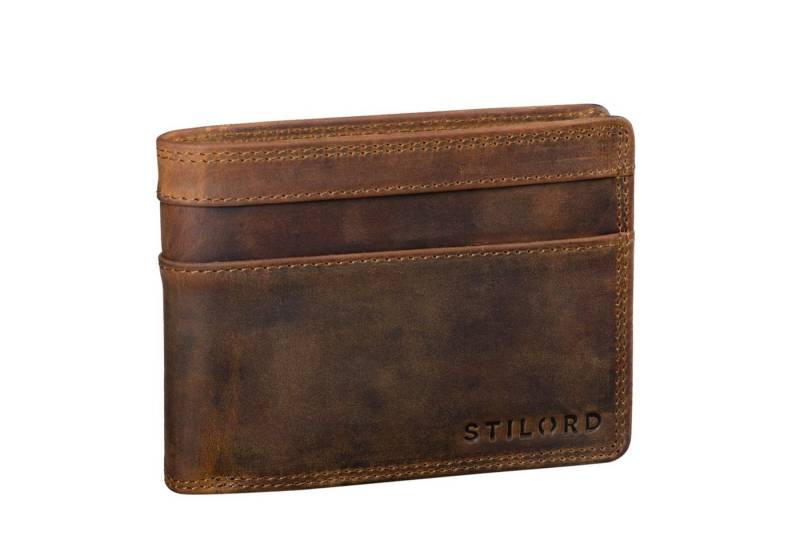 STILORD Geldbörse "Cooper" RFID Leder Brieftasche Herren in Schwarzer Geschenkbox von STILORD