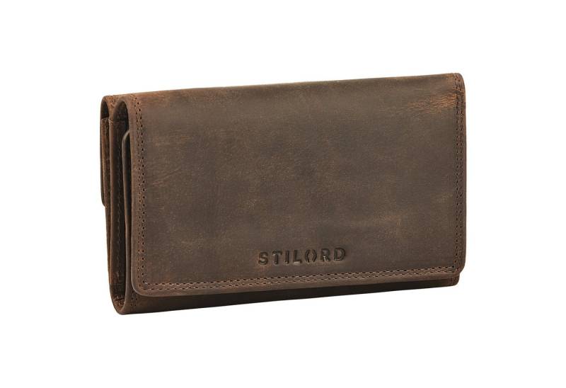 STILORD Geldbörse "Daria" Echtleder Geldbörse Damen 14 Kartenfächer Extra Münzfach RFID von STILORD