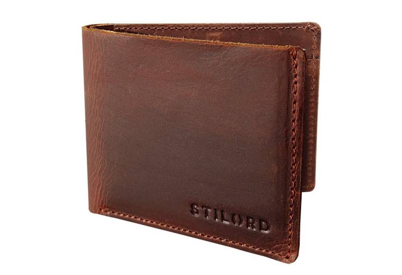 STILORD Geldbörse "Darren" Slim Wallet mit Münzfach Leder von STILORD