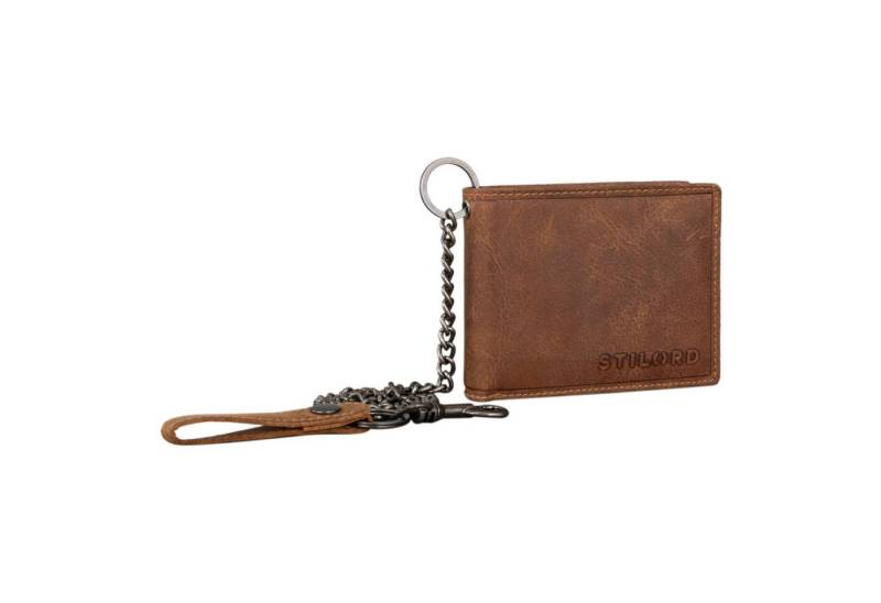 STILORD Geldbörse "Dominik" Geldbörse Herren Leder mit Kette von STILORD