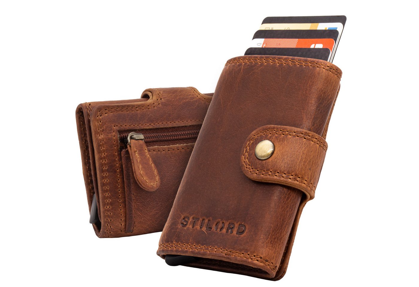 STILORD Geldbörse "Duke" Kreditkartenetui RFID Schutz Leder von STILORD