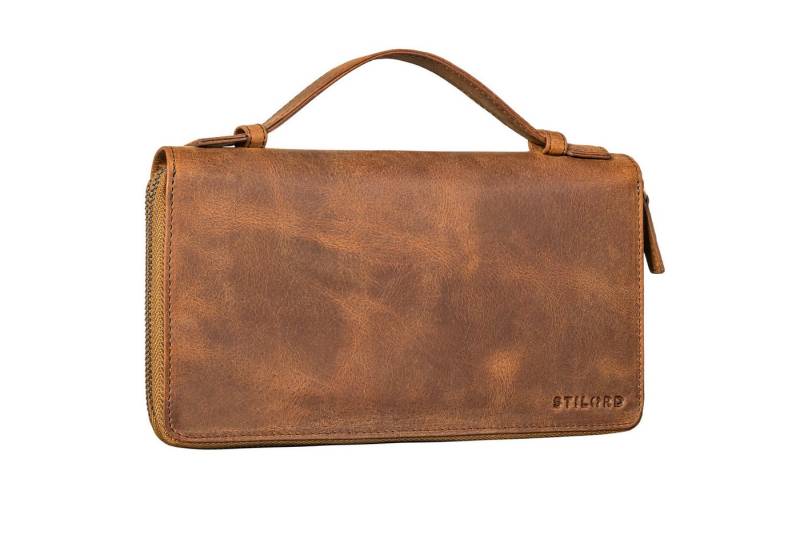 STILORD Geldbörse "Felicity" Große Geldbörse Herren Clutch Leder mit Handyfach von STILORD