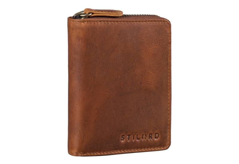 STILORD Geldbörse "Giannis" Mini Leder Portemonnaie Herren RFID von STILORD