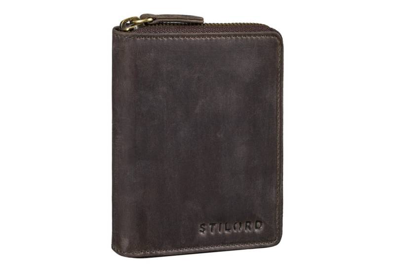 STILORD Geldbörse "Giannis" Mini Leder Portemonnaie Herren RFID von STILORD