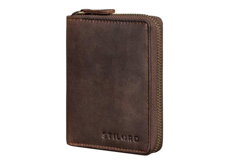 STILORD Geldbörse "Giannis" Mini Leder Portemonnaie Herren RFID von STILORD