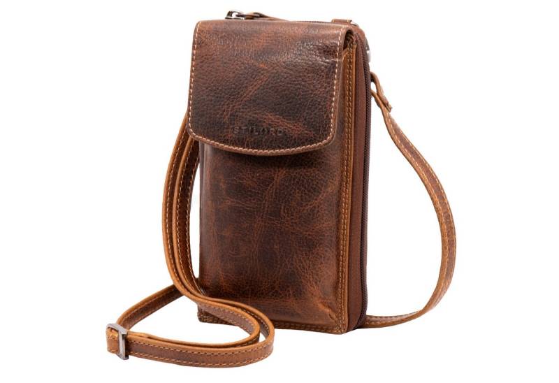 STILORD Geldbörse "Jule" Leder Handytasche Geldbeutel mit Handyfach RFID Schutz Damen von STILORD