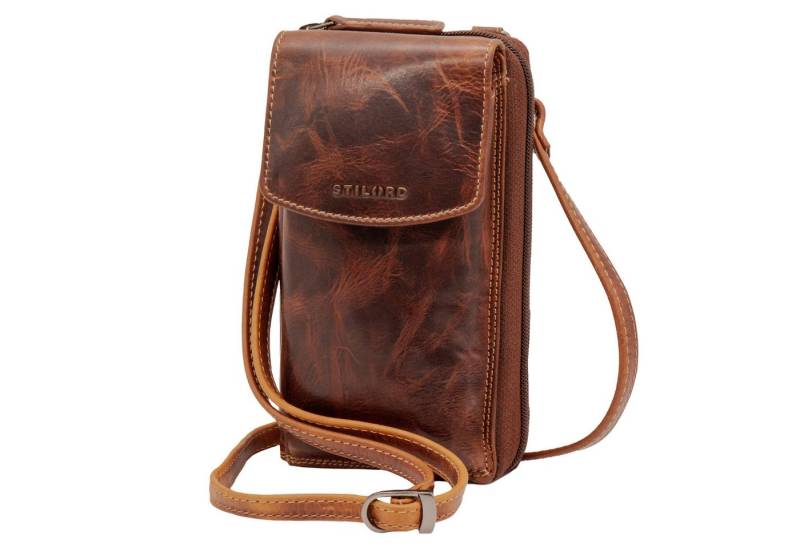 STILORD Geldbörse "Jule" Leder Handytasche Geldbeutel mit Handyfach RFID Schutz Damen von STILORD