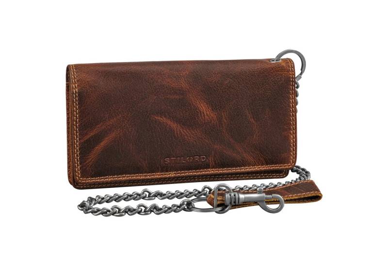 STILORD Geldbörse "Leonidas" Leder Portemonnaie Herren mit Kette RFID von STILORD