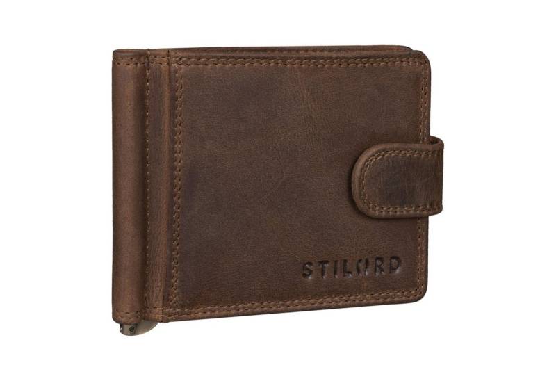 STILORD Geldbörse "Lino" Leder Geldbörse mit Geldklammer von STILORD