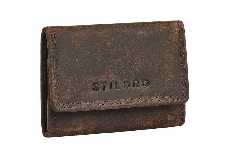 STILORD Geldbörse "London" Mini Portemonnaie Damen Klein Leder Geldbörse Herren RFID von STILORD