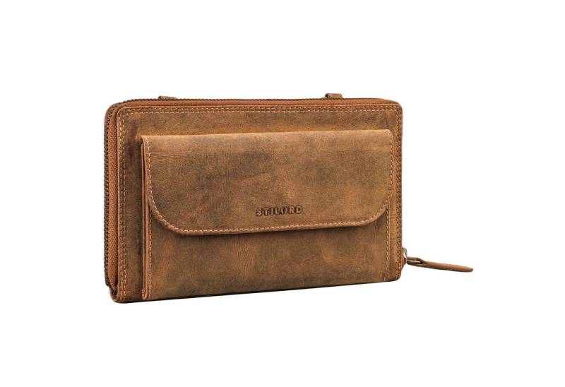STILORD Geldbörse "Monica" 4 in 1 Leder Geldbörse mit Handyfach Schultertasche Damen von STILORD