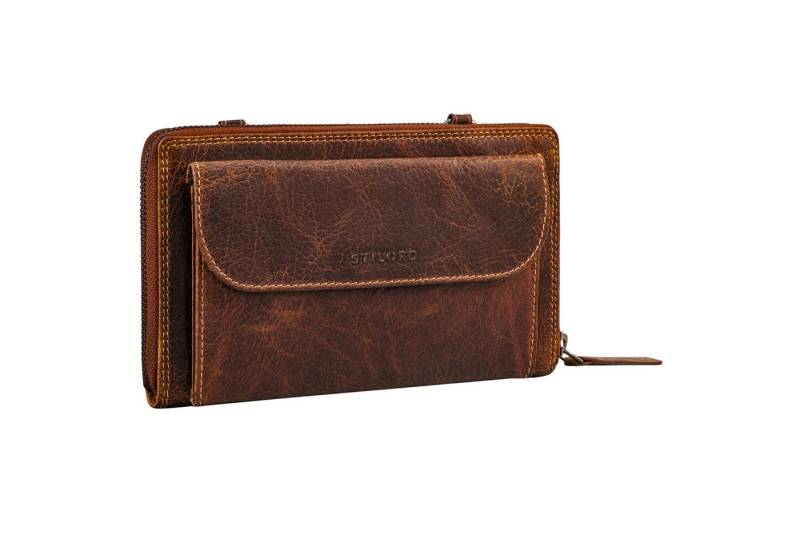 STILORD Geldbörse "Monica" 4 in 1 Leder Geldbörse mit Handyfach Schultertasche Damen von STILORD