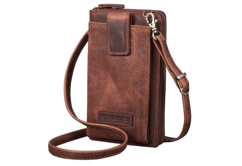 STILORD Geldbörse "Nelly" Geldbörse mit Handyfach Leder von STILORD