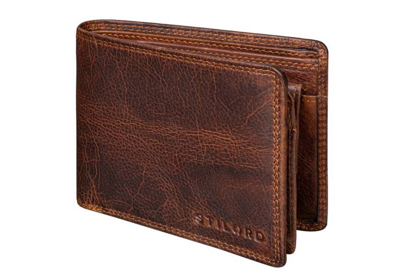 STILORD Geldbörse "Norman" Große Herren Leder Geldbörse mit RFID Schutz von STILORD