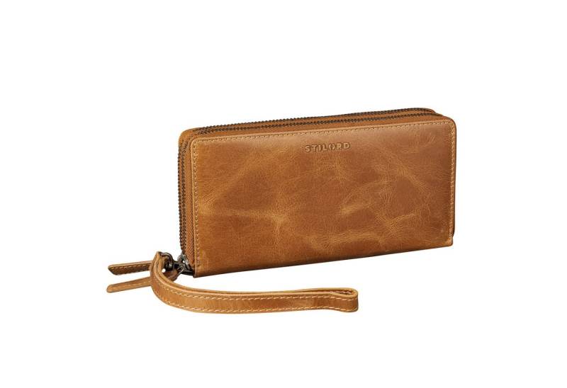 STILORD Geldbörse "Poppy" 3-in-1 XL Leder Geldbörse mit Handyfach Damen Clutch Tasche von STILORD