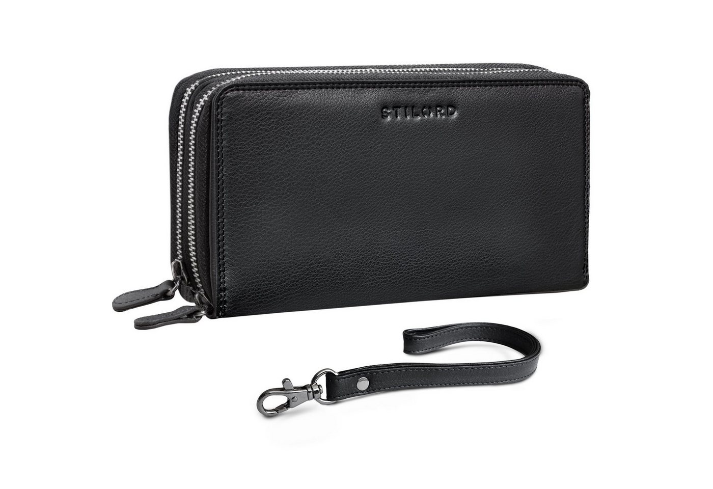 STILORD Geldbörse "Thor" XXL Herren Portemonnaie Leder 25 Kartenfächer mit Handschlaufe von STILORD