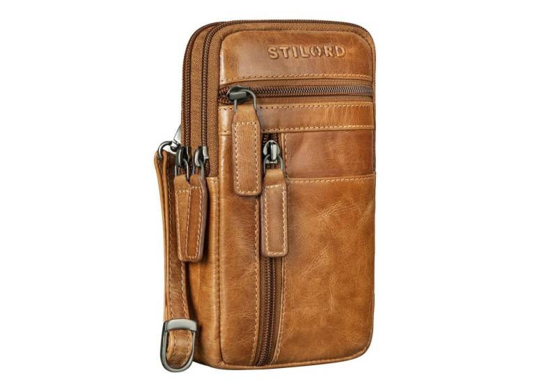 STILORD Handtasche "Asher" Leder Brustbeutel Herren Vintage Gürteltasche zum Umhängen von STILORD