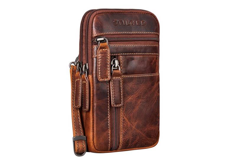STILORD Handtasche "Asher" Leder Brustbeutel Herren Vintage Gürteltasche zum Umhängen von STILORD