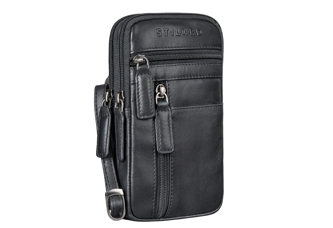 STILORD Handtasche "Asher" Leder Brustbeutel Herren Vintage Gürteltasche zum Umhängen von STILORD