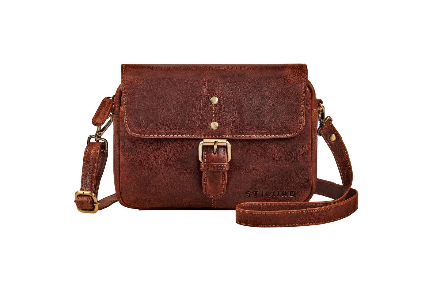 STILORD Handtasche "Belle" Elegante Umhängetasche Damen klein Leder Abendtasche von STILORD