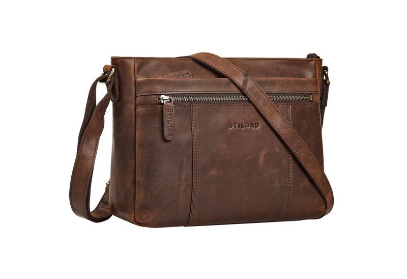 STILORD Handtasche "Bianca" Mittelgroße Damen Ledertasche mit Reißverschluss von STILORD