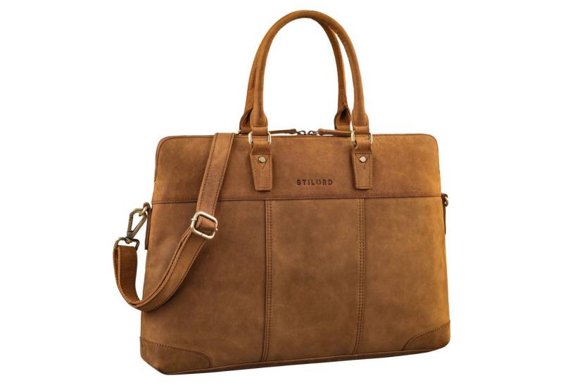 STILORD Handtasche "Charlize" Moderne Leder Business Laptoptasche 13 - 15.6 Zoll Damen von STILORD